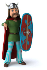 Gaul warrior - 3D Illustration