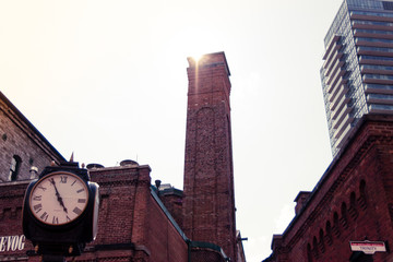 old clock in the city