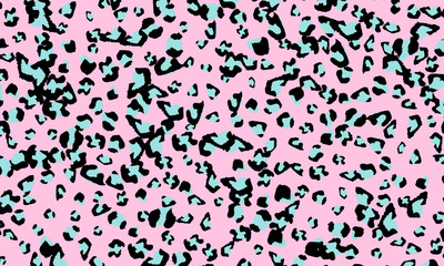 Leopard print design. Animal skin pattern.