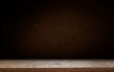 background of barrel and worn old table of wood
