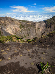 Crater of Irazu volcano