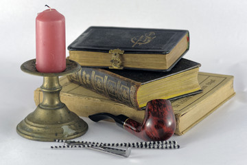 Stillleben mit Tabakpfeife