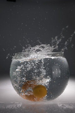 Splashes of water