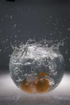Splashes of water