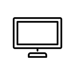 Compute icon. Pc sign