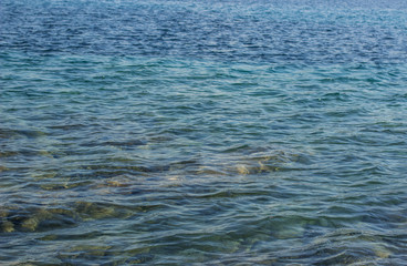 shallow blue water wallpaper perspective surface photography with small waves