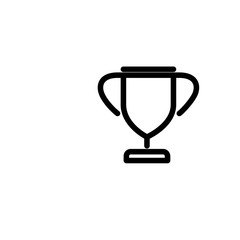 Chapionship cup icon. Award sign