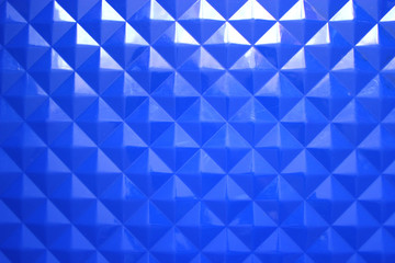 Fototapeta premium blue plastic background with geometric shapes.