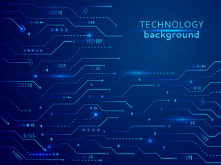 High-tech technology background texture.