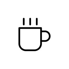 Coffee cup icon. Hot drink sign