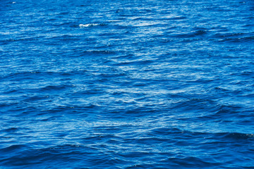 Blue sea water background