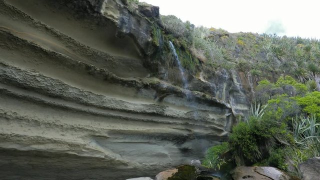 Waterfalls on the Truman track, close to Punakaiki and Greymouth. Paparoa National Park, New Zealand