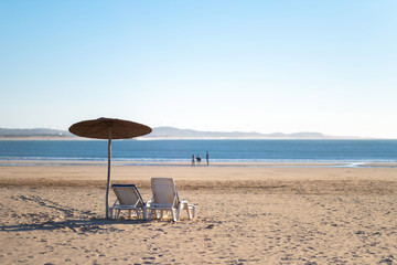 Coast of Essaouira, old african city at daytime