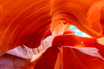Antelope Canyon is a slot canyon in the American Southwest.