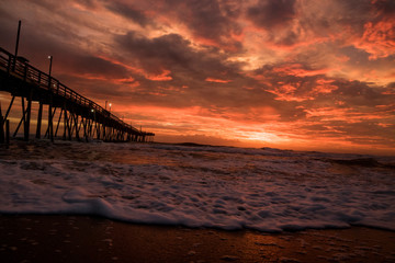 Fototapeta premium Sunrise surf