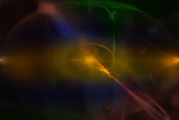 Abstract texture with a fractal figure and noise on a dark background