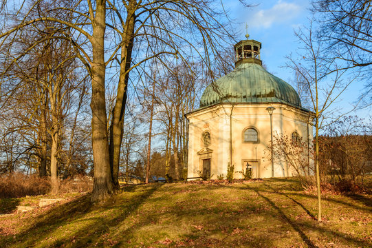 Ladek Zdroj, Chapel of St. George in the park.