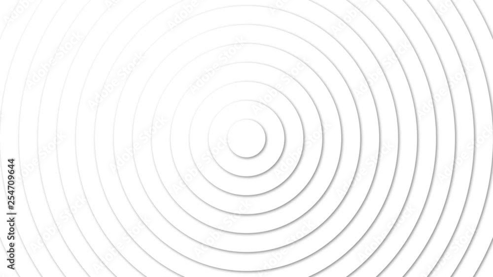 Wall mural Abstract looped bright animation. Motion graphics flat background. Hypnotizes effect modern psychedelic footage. Minimal motion art. Mind-Bending effect.