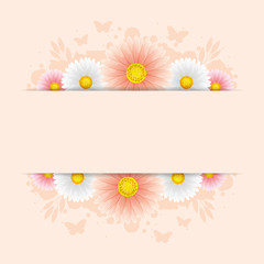 Spring floral frame