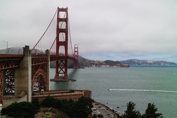 The Golden Gate Bridge in San Francisco Bay