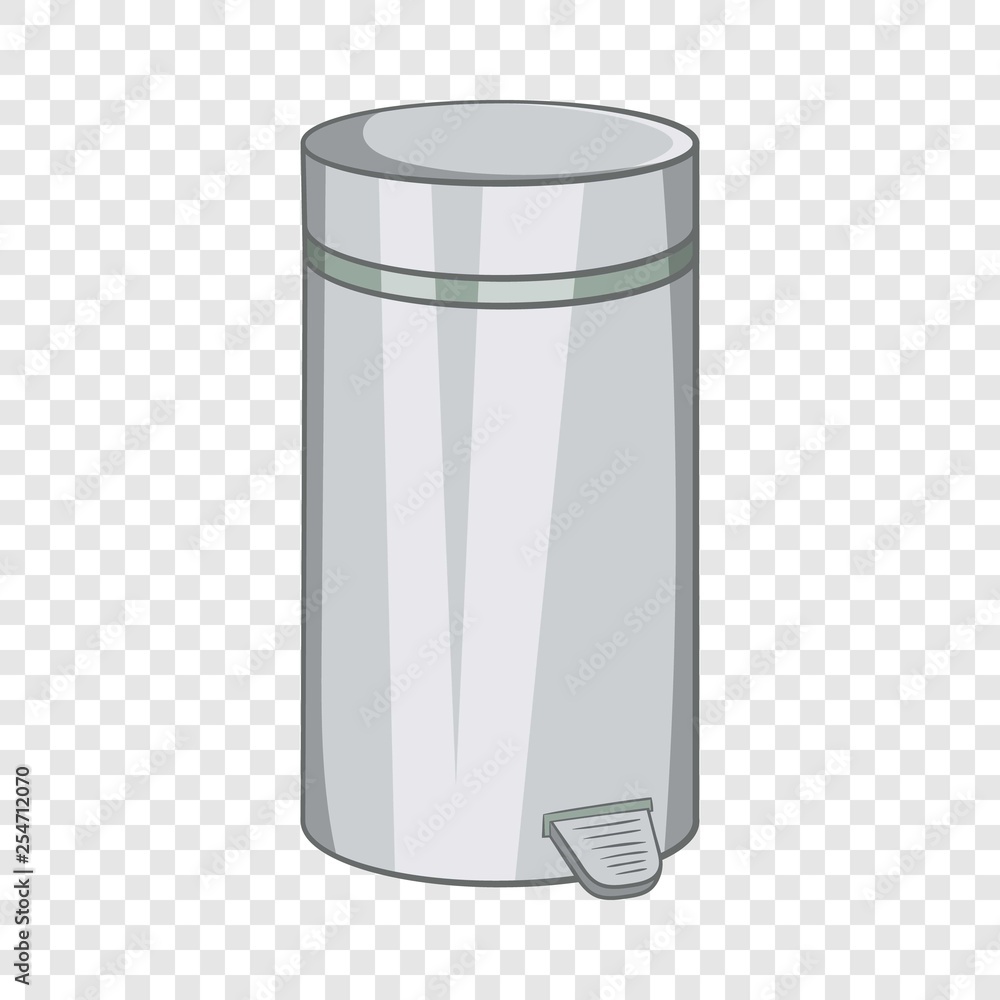 Poster home trash icon in cartoon style isolated on background for any web design