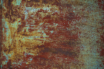 Rusty metal texture background. Vintage grunge effect.