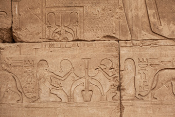Karnak temple in Luxor,