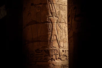 Foto op Plexiglas Karnak temple in Luxor, © merydolla
