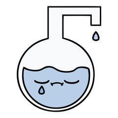 cute cartoon science experiment