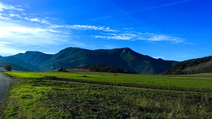 Panorama nella riserva naturale del monte San Vicino