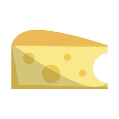 Cheese dairy food isolated