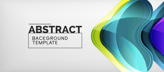 Light effects glossy arrows background