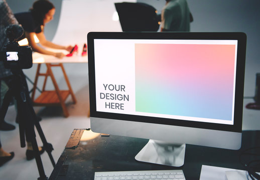 Computer Monitor Mockup
