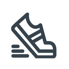 Sport shoe  icon. Running sign
