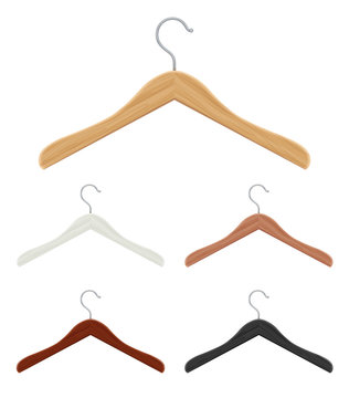 Vintage wooden coat hanger stand isolated on white background.. Vintage wooden coat hanger stand isolated on white background..