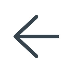 Arrow icon. Vector sign
