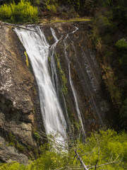 Hidden Waterflall El Bolson Argentina in Patagonia called Cascada Escondida