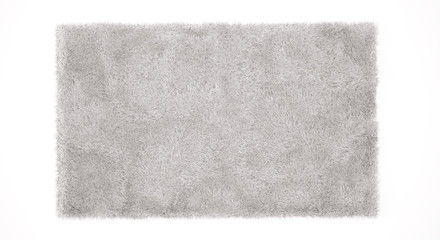 Fototapeta na wymiar beautiful cozy carpet isolated on white background. 3d render