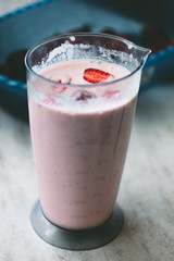 fresh strawberry smoothie