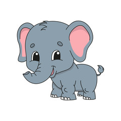 Cute cartoon vector illustration.