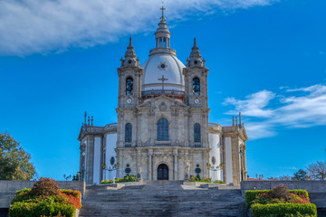 Fototapeta na wymiar Sanctuary of Our Lady of Sameiro near Braga, Portugal