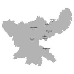 Obraz premium High Quality map state of India