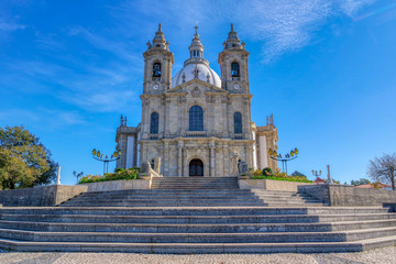 Sanctuary of Our Lady of Sameiro (or Sanctuary of Sameiro or Immaculate Conception of Monte Sameiro) in Braga, Portugal