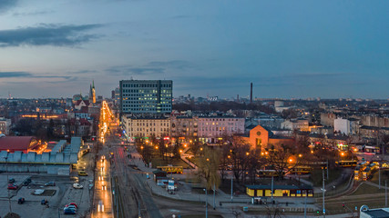 The city of Lodz, Poland	