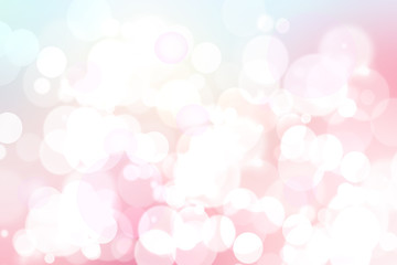 Festive pink bright abstract Bokeh, colorful gradient defocused and pastel colored. Beautiful texture.