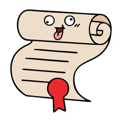 cute cartoon contract