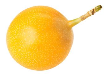 sweet granadilla or grenadia isolated on the white background
