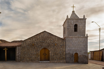 Iglesia del pueblo de Peine, Salar de Atacama
