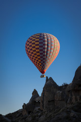 Fototapeta na wymiar Cappadocia Balloons and Landscapes