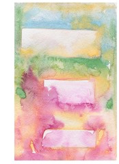 Watercolor texture colorful frame